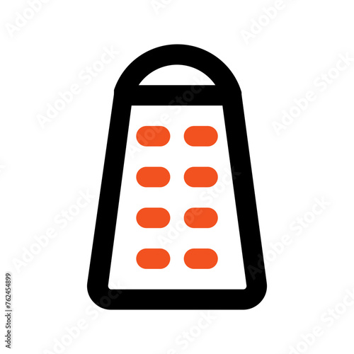 grater outline color icon
