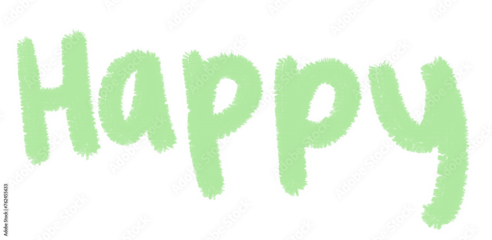 Fototapeta premium happy text illustration