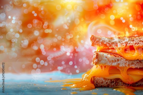 abstract background for NNational Grilled Cheese Sandwich Day photo