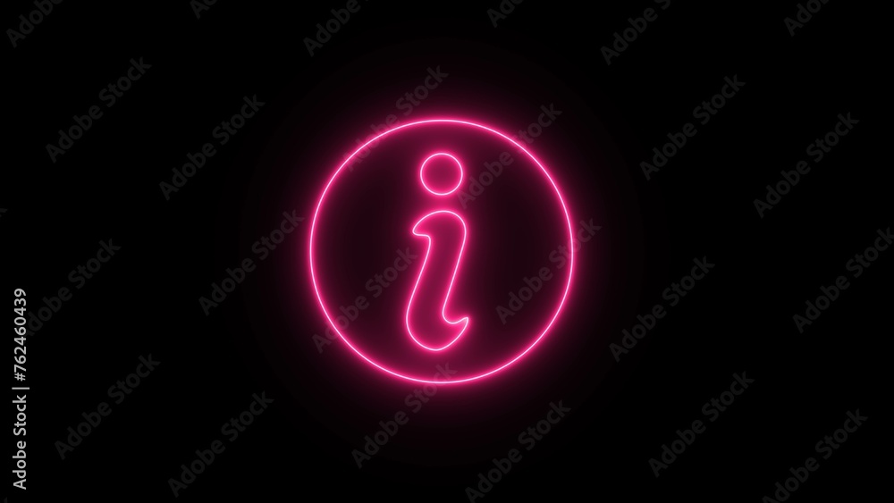 Caution signs. Neon light glowing exclamation mark. Warning icon pink color neon warning sign on the black background. Caution signs. Neon light glowing exclamation mark. Warning icon pink color neon warning sign on the black background.