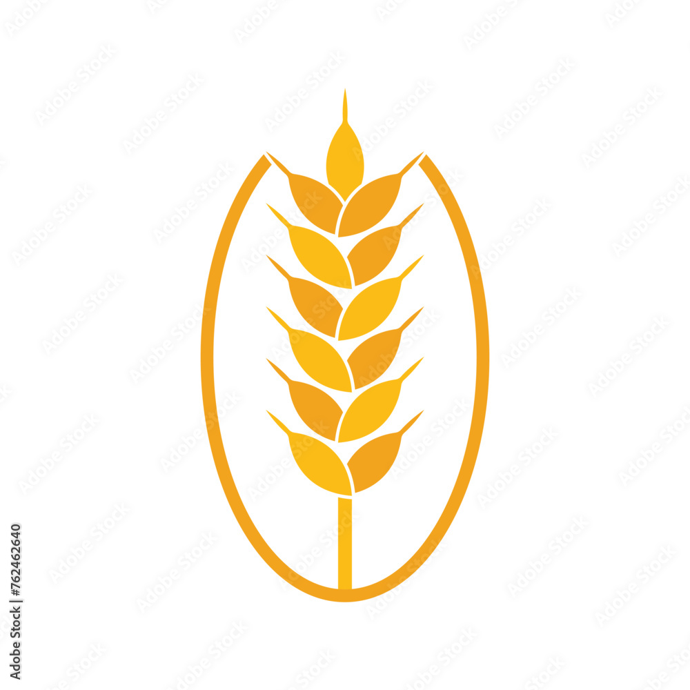 Agriculture wheat Logo Agriculture wheat Logo