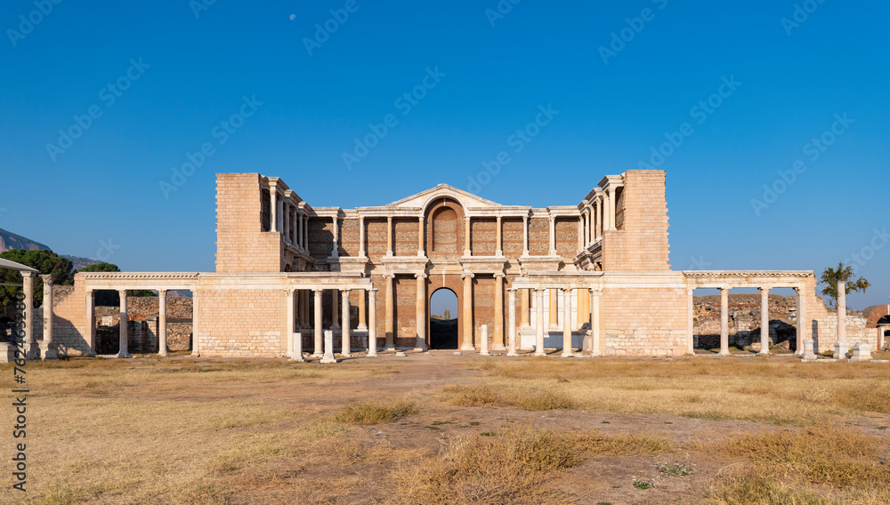 The Gymnasium of Sardes ( Sardis )  Ancient City. Manisa - Turkey