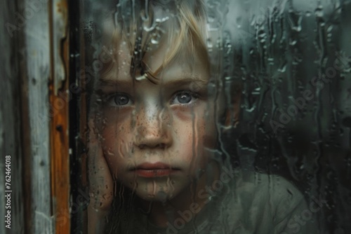 the isolation experienced by an unloved child, psy trauma,loneliness