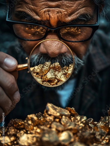 Analyzing gold prices and market trends with a focused expression