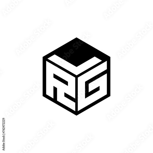 RGL letter logo design in illustration. Vector logo, calligraphy designs for logo, Poster, Invitation, etc.
