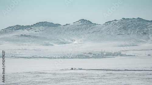 몽골 겨울 풍경  © 정기수 정기수