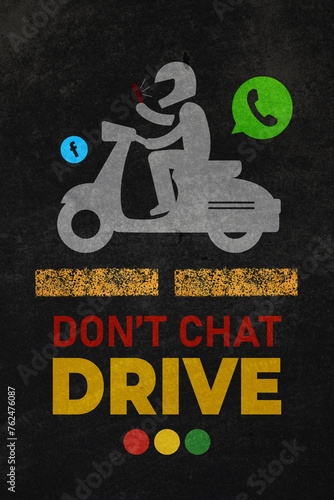 safe drive, save life concept