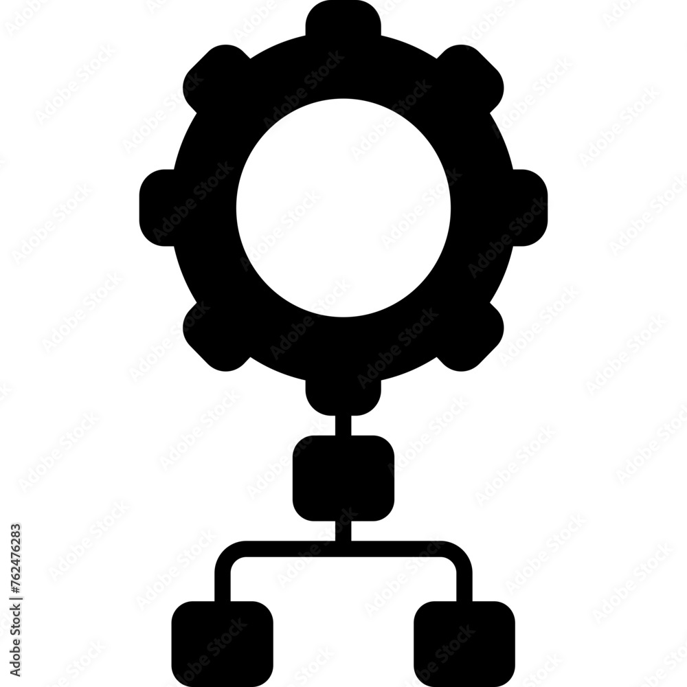 Obraz na plátne Implement Icon