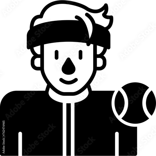 Tennis Player Icon