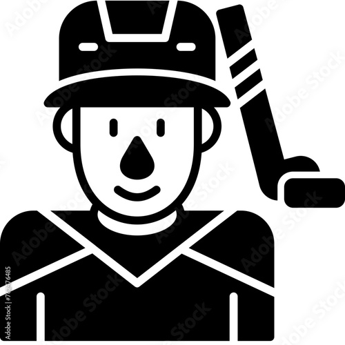 Hockey Player Icon