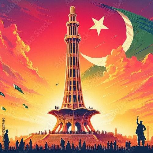 Pakistan Day Minar e pakistan 
