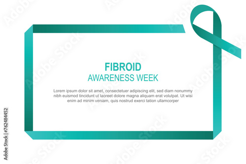 Fibroid Awareness Week background. photo