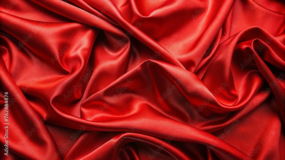 Fabric red satin background Fabric red satin background