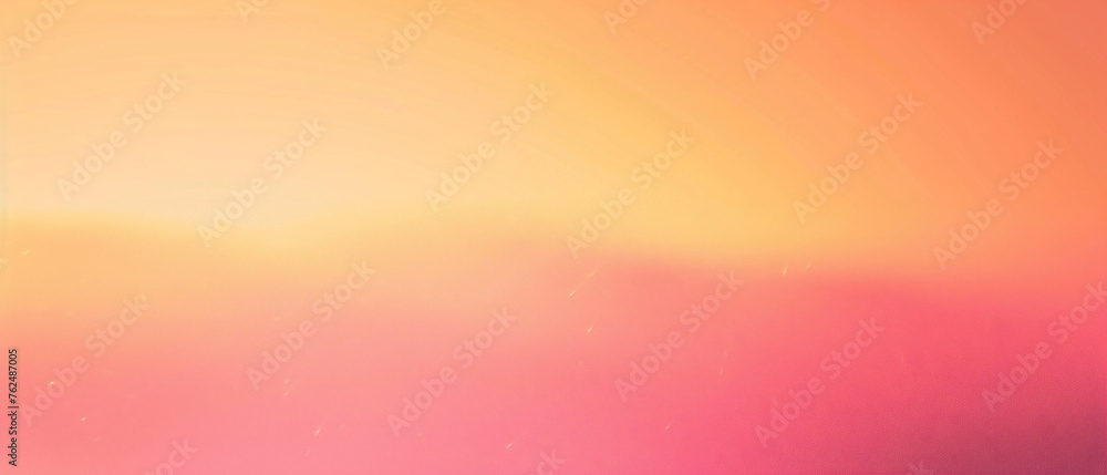 Soft pink and orange gradient sky, transitioning from sunrise to sunset, with subtle clouds.