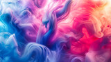 Abstract Artistic Cloud and Color Explosion, Vibrant Imagination Texture, Dreamy Background Concept