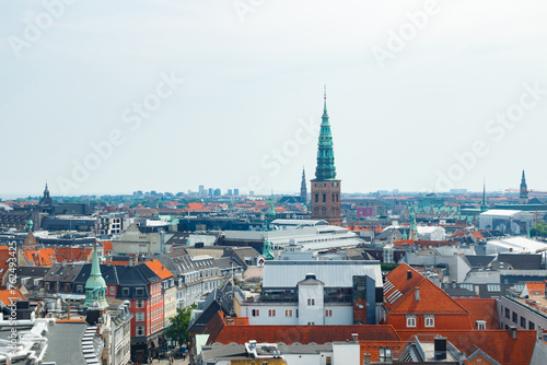 Top view of Copenhagen, Denmark photo