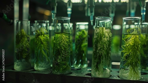 Bioplastic production from algae in a laboratory