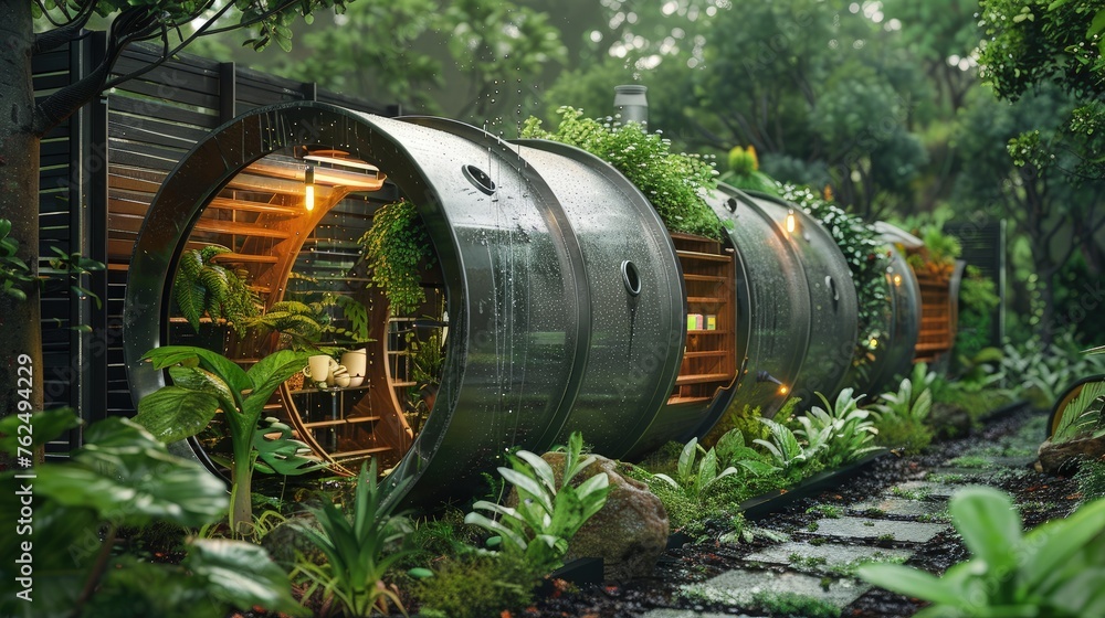 Rainwater harvesting system for urban homes Rainwater harvesting system for urban homes