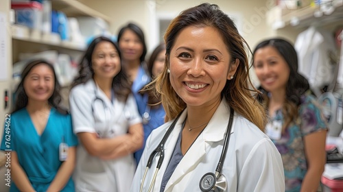 A healthcare team providing services in multiple languages to serve a diverse community