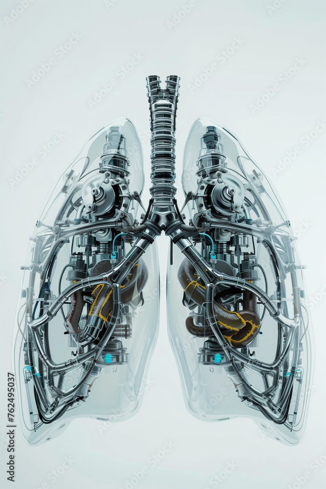 Lungs of a robot Lungs of a robot