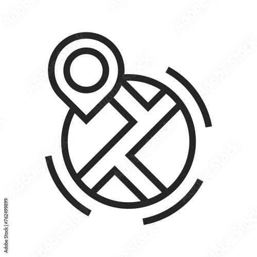 Location outline icon