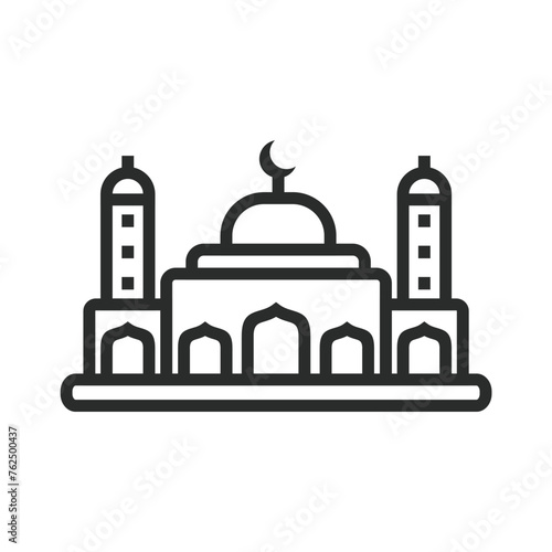 mosque outline icon