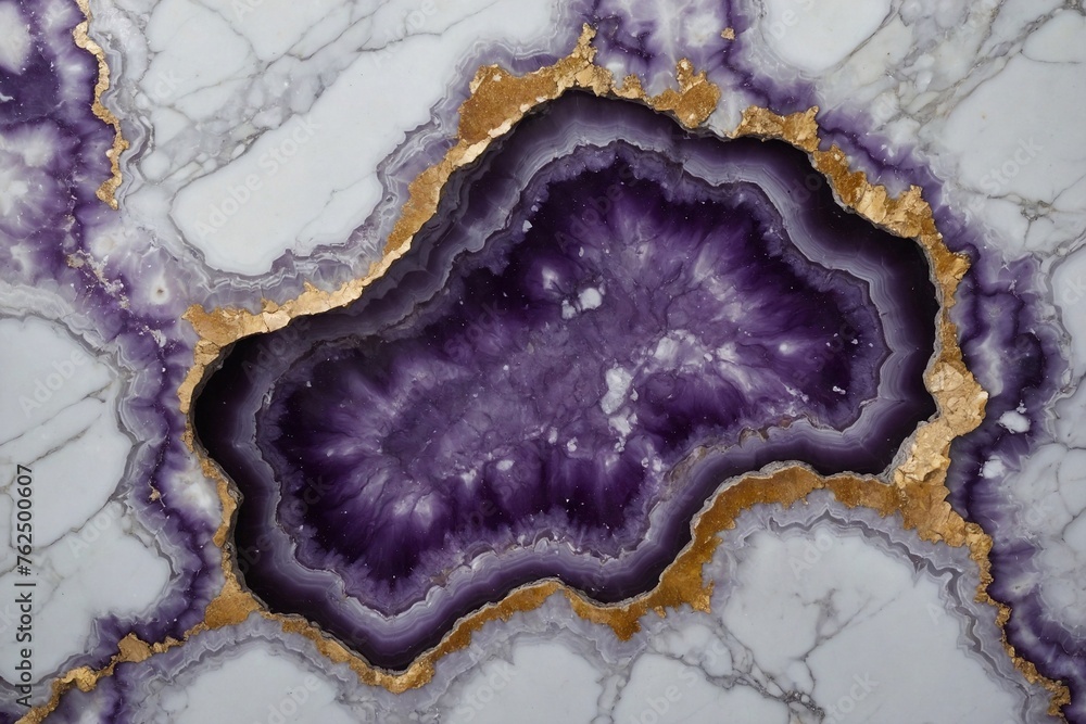 Natural marble and geode stone blend with abstract marbleized effect background