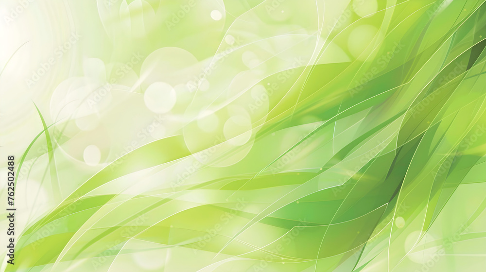 abstract green background light wave bubble abstract green background light wave bubble