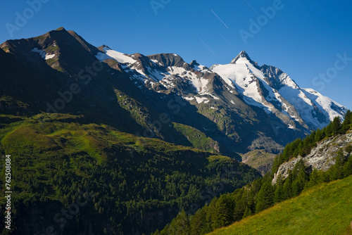 Österreich, Kärnten, Nationalpark Hohe Tauern, Mondlicht, Grossglockner