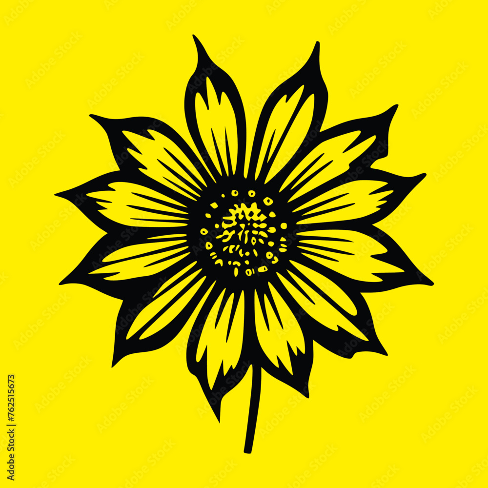 Fototapeta premium sunflower isolated on white