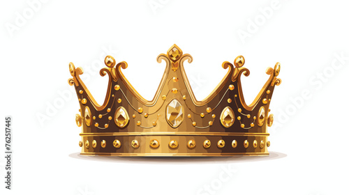 Luxurious crown icon illustration vector