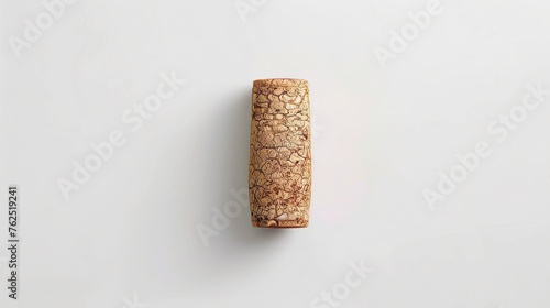 wine cork isolated on white background