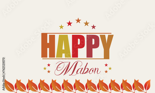 Modern and Happy Mabon Text Design Inspiration