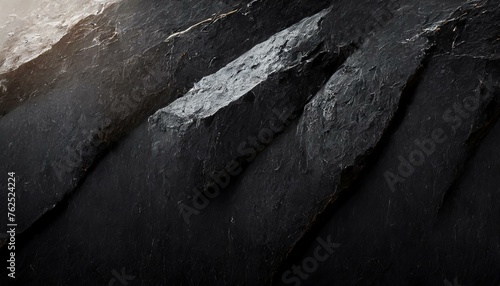 Illustration of black stone texture with gray. Sunshine over stone.
