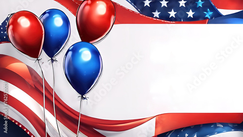 Awesome Realistic banner template for labor day celebration