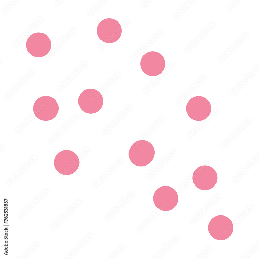 Pink dots decoration Pink dots decoration