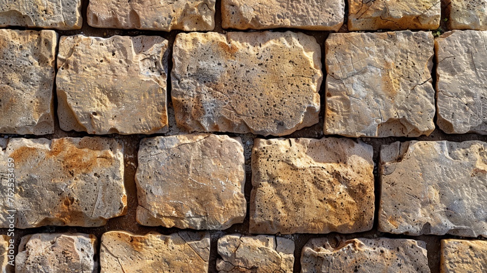 Sandstone bricks in warm earth tones for architecture and construction backgrounds Sandstone bricks in warm earth tones for architecture and construction backgrounds