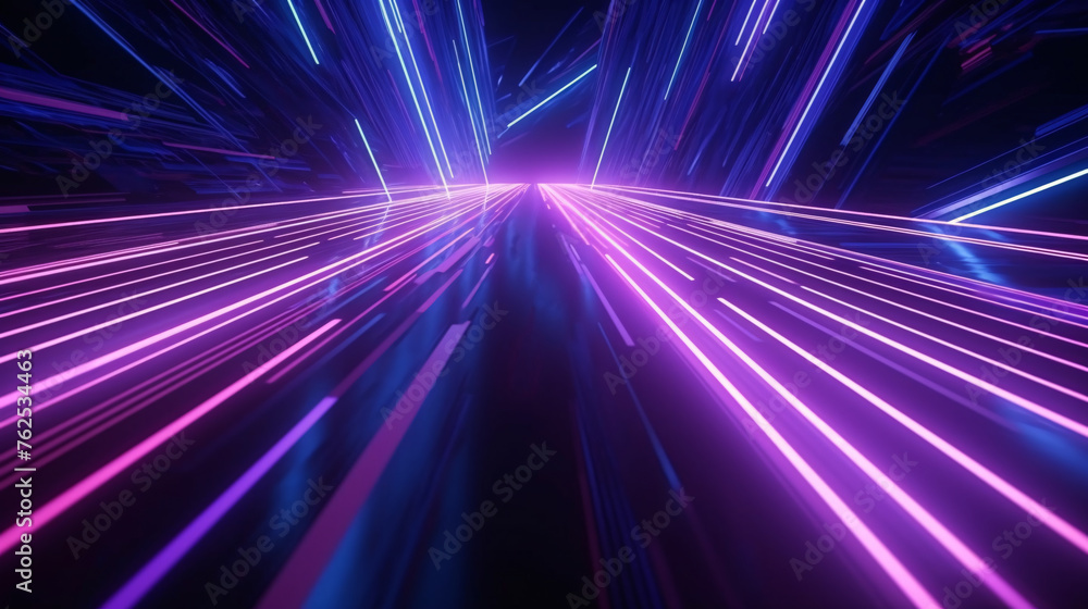 Blue and pink neon glow laser beam tunnel, high speed internet and digital concept abstract background. Blue and pink neon glow laser beam tunnel, high speed internet and digital concept abstract background.