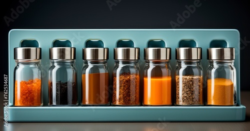 The art of spice organization with efficient seasoning bottle organizers, perfect for a clutter-free kitchen