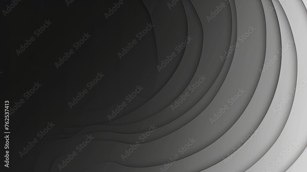 Abstract image of a gradient of gray color, a number of different shades of color, a smooth transition of white to black, shades, texture, design, black stroke, layers, separation. Generative by AI Abstract image of a gradient of gray color, a number of different shades of color, a smooth transition of white to black, shades, texture, design, black stroke, layers, separation. Generative by AI
