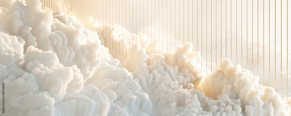A Cloud of White Smoke Drifting in the Sky A Cloud of White Smoke Drifting in the Sky