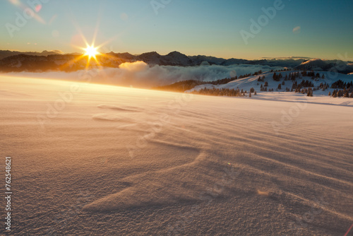 Semnoz lever de soleil