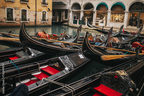 Pile of Venecian Gondolas 