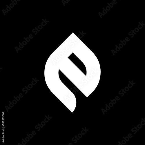 Letter E logo and icon design