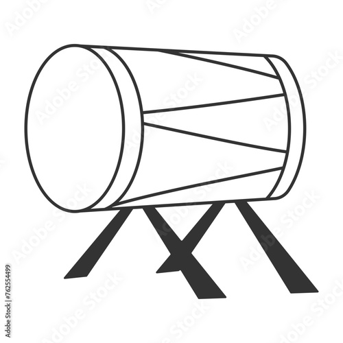 traditional drum vector illustration design