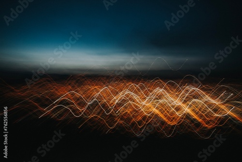Abstract Wawy Long Exposure Photo