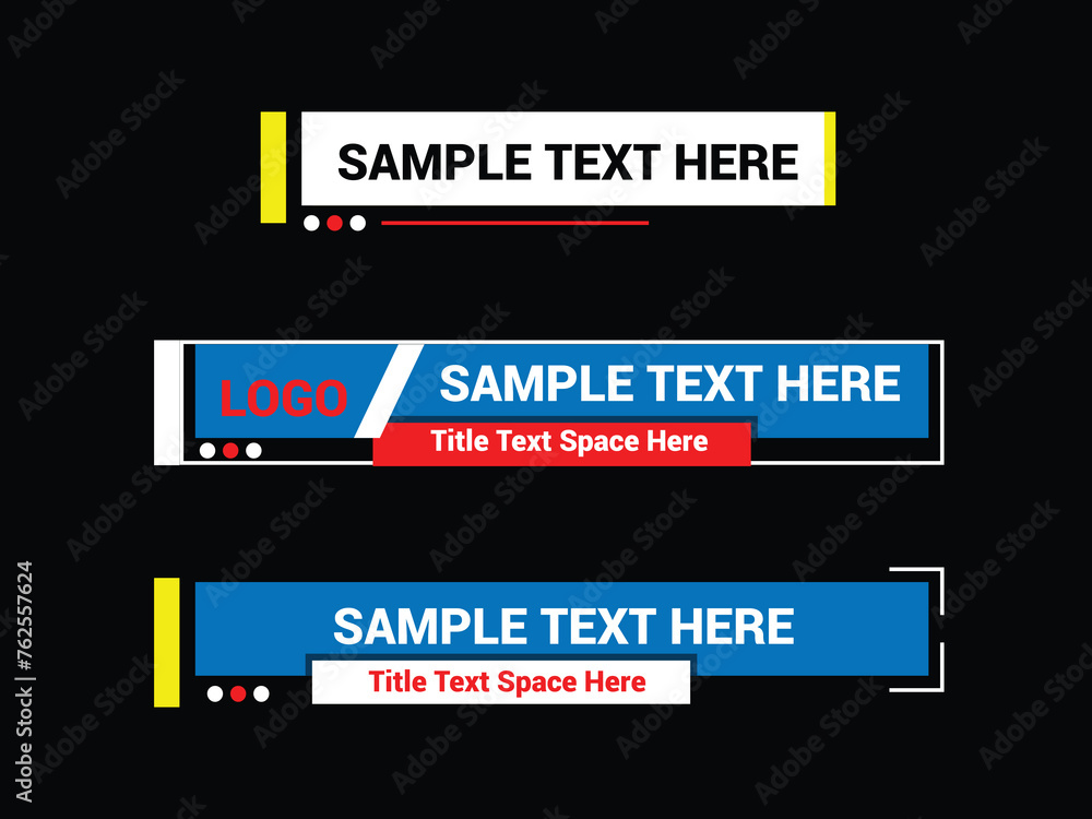 Lower Third Graphic Greatness Design Collection Lower Third Graphic Greatness Design Collection