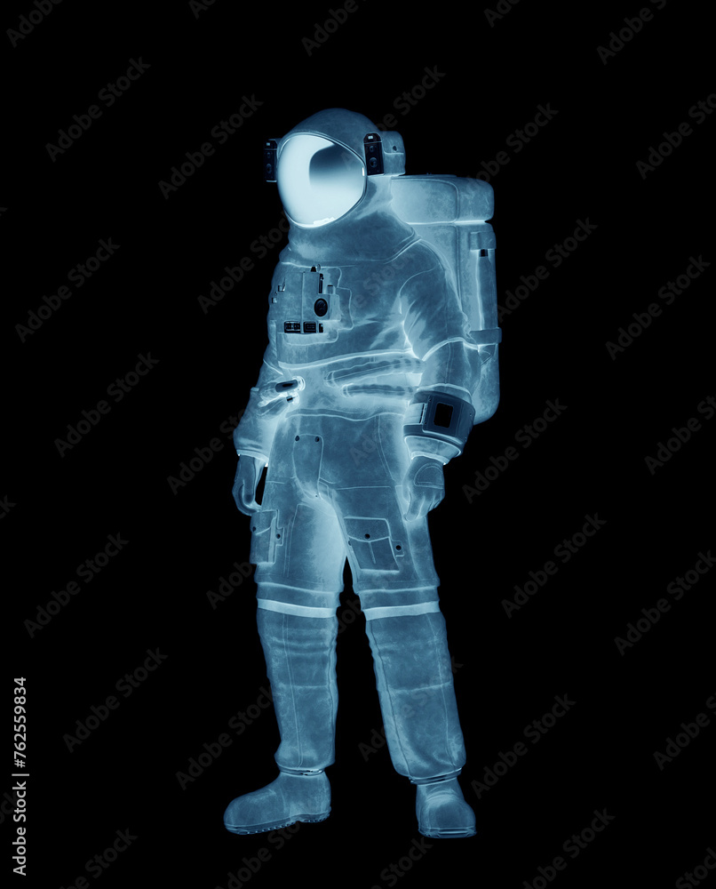 astronaut is standing up