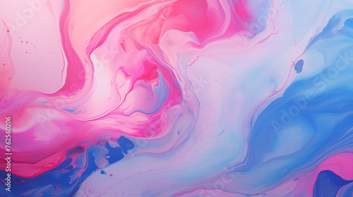 abstract watercolor background, A detailed HD background of pink and blue marbling, with the appearance of acrylic paint on water