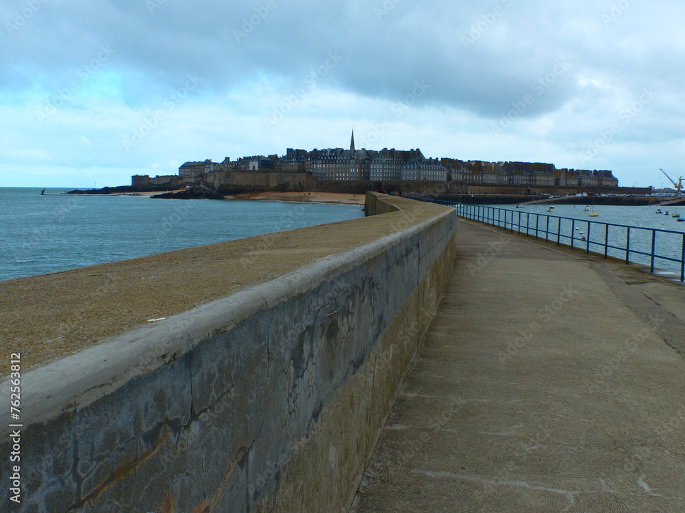 Forteresse plage Saint Malo